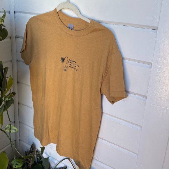 Growth Comes with a Certain Heaviness Printed Tee - Picture 1 of 4